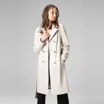 Женский плащ из натуральной кожи, женский плащ