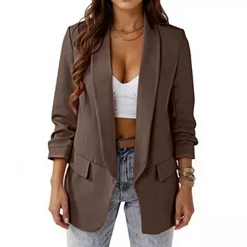 Женский плащ с открытой передней частью, кардиган, куртка, шаль, накидка, плащ, мантия плюс XXL