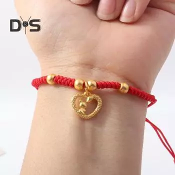 Женский плетеный мультяшный кулон в виде змеи, регулируемый, плетеный вручную, браслет в честь года змеи, подарок на Новый год A