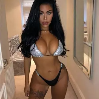 Женский пляжный купальник, сексуальный бикини с заниженной талией, раздельный купальник с бриллиантами XS белый