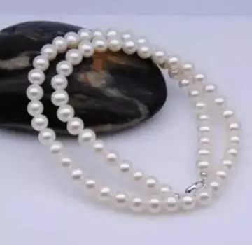 Женский подарок слово Ювелирные изделия Красивые натуральные 17 Натуральный жемчуг Ожерелье