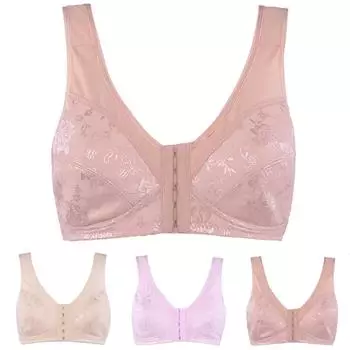 Женский полосатый бюстгальтер на косточке, нижнее белье, цельный бюстгальтер, нижнее белье на каждый день 100 бежевый