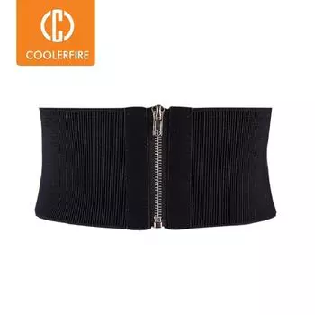 Женский пояс, эластичные ремни для женщин, модный платье с пряжкой из цинка, D063 70cm чёрный