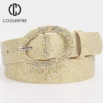 Женский пояс Ceinture Femmel с блестками, золотой модный повседневный женский ремень высокого качества для женщин, серебряный пояс из искусственной кожи AL103 110cm чёрный