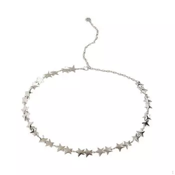 Женский пояс-цепочка, ремни для платьев, украшения для тела, звезда для джинсов, одежды, костюма