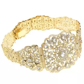 Женский пояс, пояс золотого цвета, свадебный пояс с кристаллами, Chian, свадебные украшения для тела зелёный