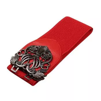 Женский пояс с вырезом, пояс с пряжкой, эластичные ремни, женский широкий ремень, украшение