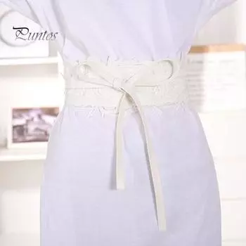 Женский пояс с вышивкой, кружевом, цветком, бантом, шнуровкой, однотонный пояс, искусственный кожаный ремень, платье, пальто, куртка, аксессуары красный