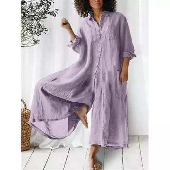 Женский повседневный комбинезон с длинным рукавом, брюки, однотонный, темперамент, на пуговицах, одежда на талии 5XL белый