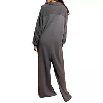 Женский повседневный комбинезон с длинным рукавом и карманами S