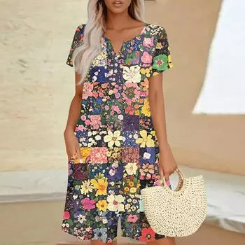 Женский повседневный комбинезон с коротким рукавом, модный топ, шорты, комбинезон с карманами XXL