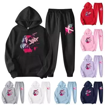 Женский повседневный комплект из двух предметов, теплая домашняя пижама XXL красный