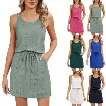 Женский повседневный модный сексуальный полый купальник, накидка с крестом на спине, на бретельках L синий