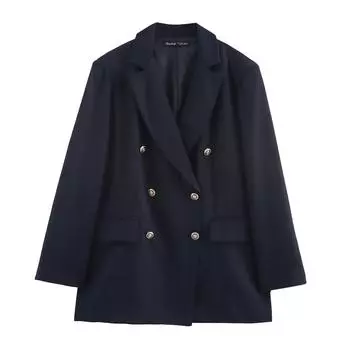 Женский повседневный пиджак свободного кроя в европейском и американском стиле, весна 2025 Medium