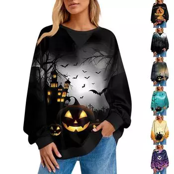 Женский повседневный полосатый пуловер, рубашка с длинным рукавом, толстовка большого размера S фиолетовый