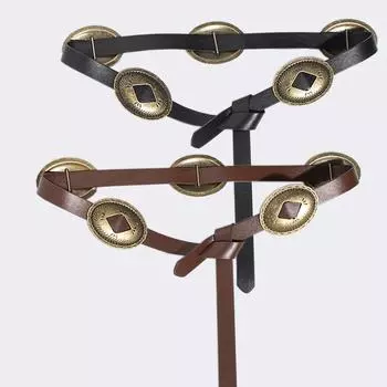 Женский повседневный пояс в стиле ретро с этнической резьбой 80-100 cm