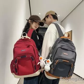 Женский повседневный рюкзак в японском стиле чёрный