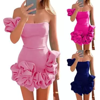 Женский повседневный сарафан длиной до колена, модное удобное платье M чёрный