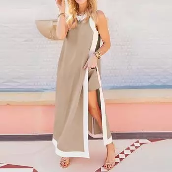 Женский повседневный широкий комплект из 2 предметов XL хаки