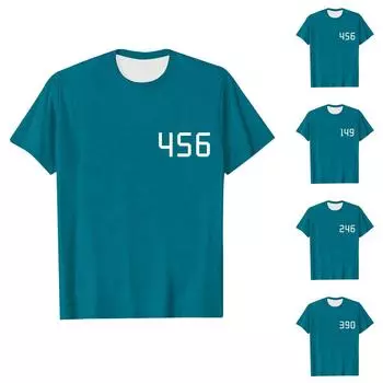 Женский повседневный свободный свитер с короткими рукавами и круглым вырезом, топ с круглым вырезом, топ с круглым вырезом L циан