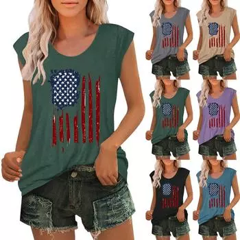 Женский повседневный топ с v-образным вырезом и принтом, свободный пуловер, футболка с короткими рукавами