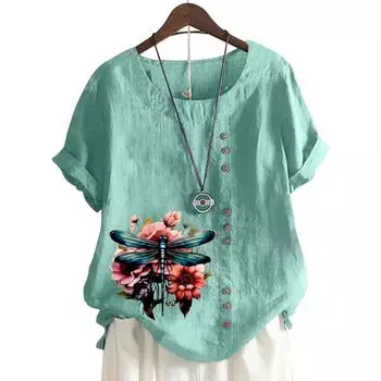 Женский повседневный топ в 11 ярких цветах с принтом S светло-фиолетовый