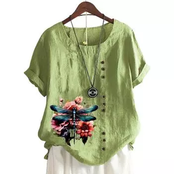 Женский повседневный топ в 11 ярких цветах с принтом S светло-фиолетовый