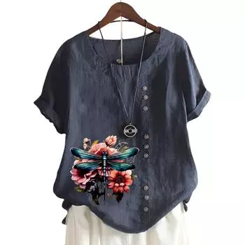 Женский повседневный топ в 11 ярких цветах с принтом S светло-фиолетовый