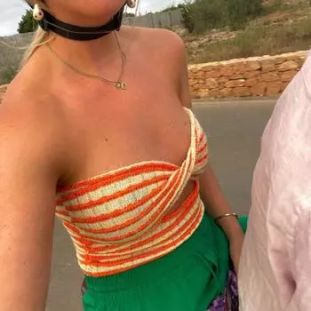 Женский праздничный сексуальный полосатый свитер, трикотажный жилет-футляр S синий