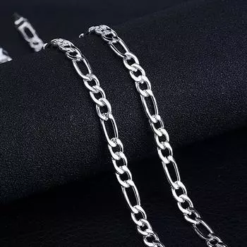 Женский простой подарок, модные ювелирные изделия, мужское ожерелье из нержавеющей стали, ожерелье в стиле панк, серебряное ожерелье, цепочка 50cm