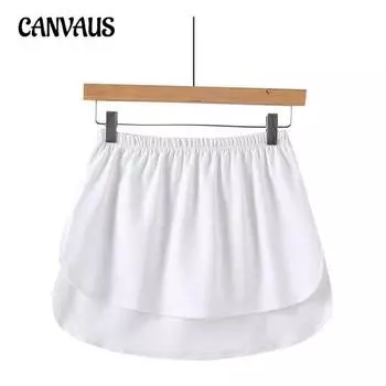 Женский пукающий занавес, нижние артефакты, бюстье со свитером, осенне-зимний джемпер, универсальная внутренняя одежда, подол, роса, белый S белый