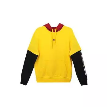 Женский пуловер из двух частей с капюшоном Vans, желтый VN0A4RBH85W S