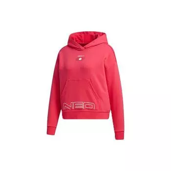 Женский пуловер с капюшоном Adidas Neo, топы Energy-Pink GQ1221 L