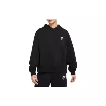 Женский пуловер с капюшоном и логотипом Nike, черный DQ5534-010 L
