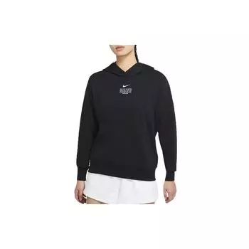 Женский пуловер с капюшоном Nike Sportswear Swoosh, черный DJ6948-010 S