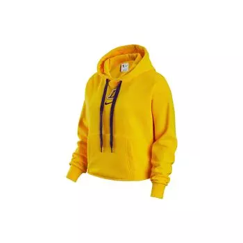 Женский пуловер с круглым вырезом и принтом логотипа Nike Los Angeles Lakers, желтый топ DR2382-728 XXL