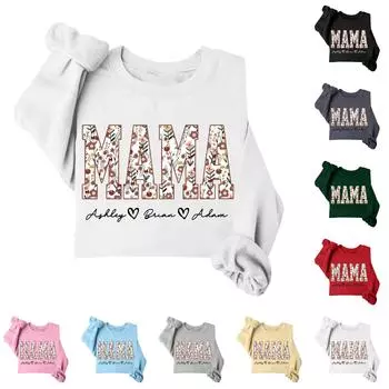 Женский пуловер с принтом, блузка с круглым вырезом, заниженными плечами и длинными рукавами L бежевый