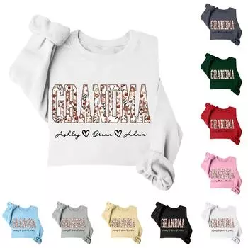 Женский пуловер с принтом, блузка с круглым вырезом, заниженными плечами и длинными рукавами XXL тёмно-синий