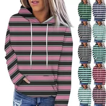 Женский пуловер с принтом Хэллоуина, круглый вырез, заниженная линия плеча, блузка с длинными рукавами M циан