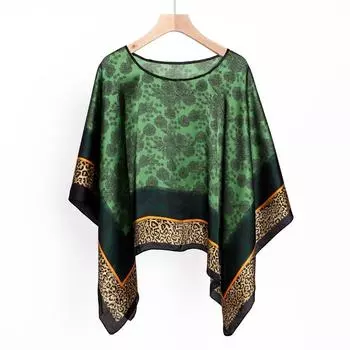 Женский пуловер-шарф Дизайнерский платок-хиджаб класса люкс Модный шелковый шарф 11001