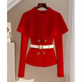 Женский пуловер, вязаный свитер, женская верхняя одежда, модная новая тонкая шикарная накидка с длинными рукавами, шаль, мягкая вощеная куртка, топы S белый