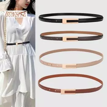 Женский регулируемый ремень со стрелками, противоскользящий, большая долговечность, узкая талия, винтажное украшение на талию, платье, рубашка, пальто, поясной ремень, аксессуар для одежды чёрный