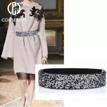 Женский ремень, эластичный ремень, модные джинсовые пальто со стразами, платье, ремень, роскошный дизайнерский ремень, высокое качество, однотонные пояса из искусственной кожи, YF1014 One Size красный