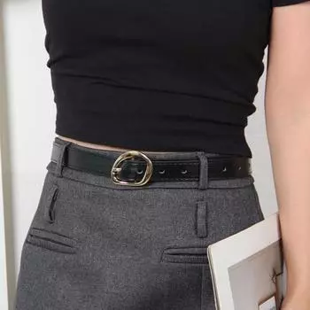 Женский ремень для джинсов, платьев, брюк в стиле вестерн, женский тонкий пояс из искусственной кожи белый