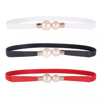 Женский ремень из искусственной кожи, винтажный, повседневный, мягкий, с простой пряжкой, черный