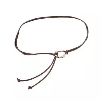 Женский ремень Металлический декор На шнуровке Искусственная кожа Повседневный износостойкий Пояс на талию Универсальный модный аксессуар кофейный