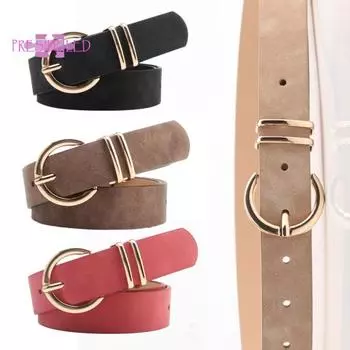 Женский ремень, однотонный, широкий, небьющийся, регулируемый, с несколькими маленькими отверстиями, подходит для одежды, пряжка из сплава, гладкий пояс для платья, аксессуар для одежды верблюд