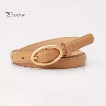 Женский ремень с металлической овальной пряжкой, декором и несколькими отверстиями, регулируемая длина, пояс из искусственной кожи, аксессуар для рубашки или свитера фиолетовый