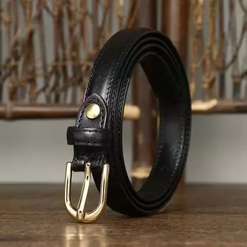 Женский ремень Simple Fashion All-Match из натуральной кожи Pure Cowhide Casual Trend Jeans belt