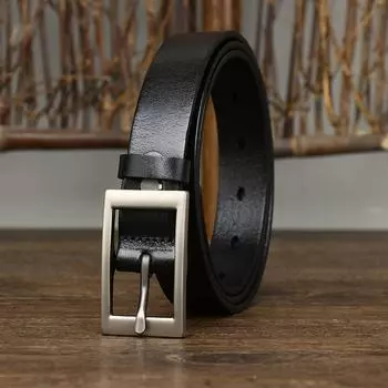 Женский ремень, стильный, простой и универсальный, из натуральной кожи, корейский, модный, первый слой, чистый, из коровьей кожи, джинсовый ремень для женщин 90cm